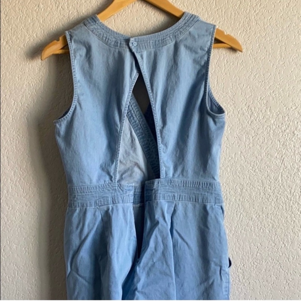 Jack By BB Dakota Suko Blue Jumpsuit Chambray - Picture 7 of 12